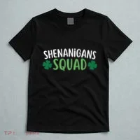 Shenanigans Squad happy st patrick green shamrocks T-Shirt thumb 5