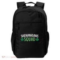 Shenanigans Squad happy st patrick green shamrocks Backpack thumb 0