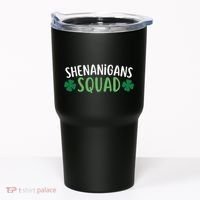 Shenanigans Squad happy st patrick green shamrocks Tumbler thumb 0