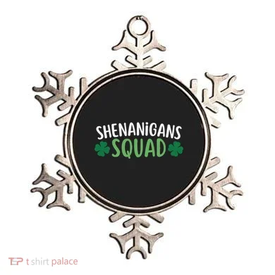 Shenanigans Squad happy st patrick green shamrocks Ornament
