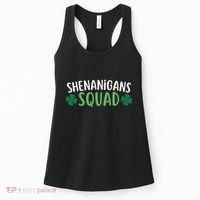 Shenanigans Squad happy st patrick green shamrocks Women's Tank Top thumb 0