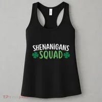 Shenanigans Squad happy st patrick green shamrocks Women's Tank Top thumb 3