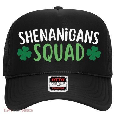 Shenanigans Squad happy st patrick green shamrocks Hat