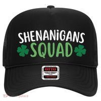 Shenanigans Squad happy st patrick green shamrocks Hat thumb 0