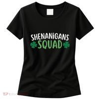 Shenanigans Squad happy st patrick green shamrocks Women's T-Shirt thumb 0