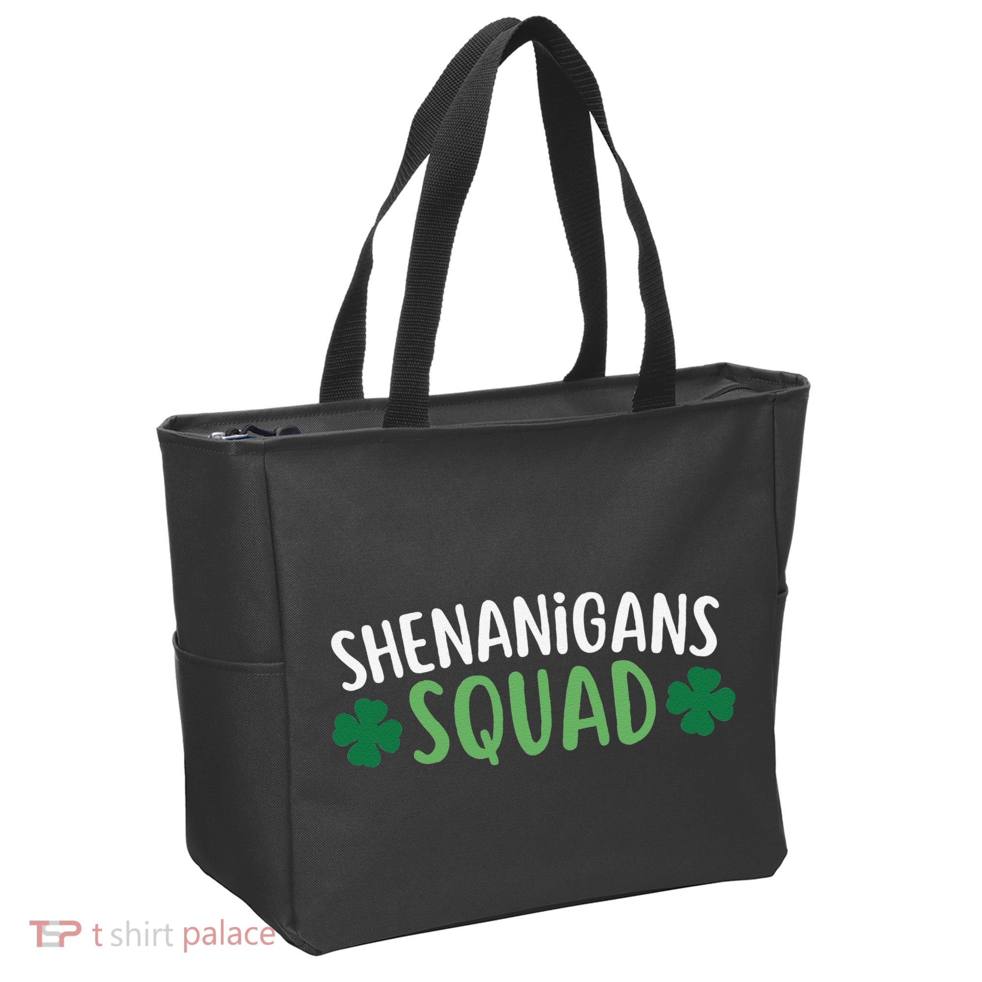 Shenanigans Squad happy st patrick green shamrocks Tote Bag