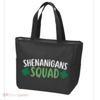 Shenanigans Squad happy st patrick green shamrocks Tote Bag thumb 3