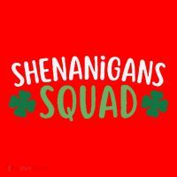 Shenanigans Squad happy st patrick green shamrocks Santa Hat thumb 1