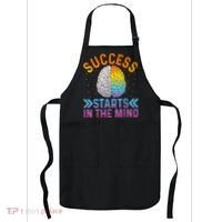 Success Starts In The Mind Motivational Success Mindset Apron thumb 0