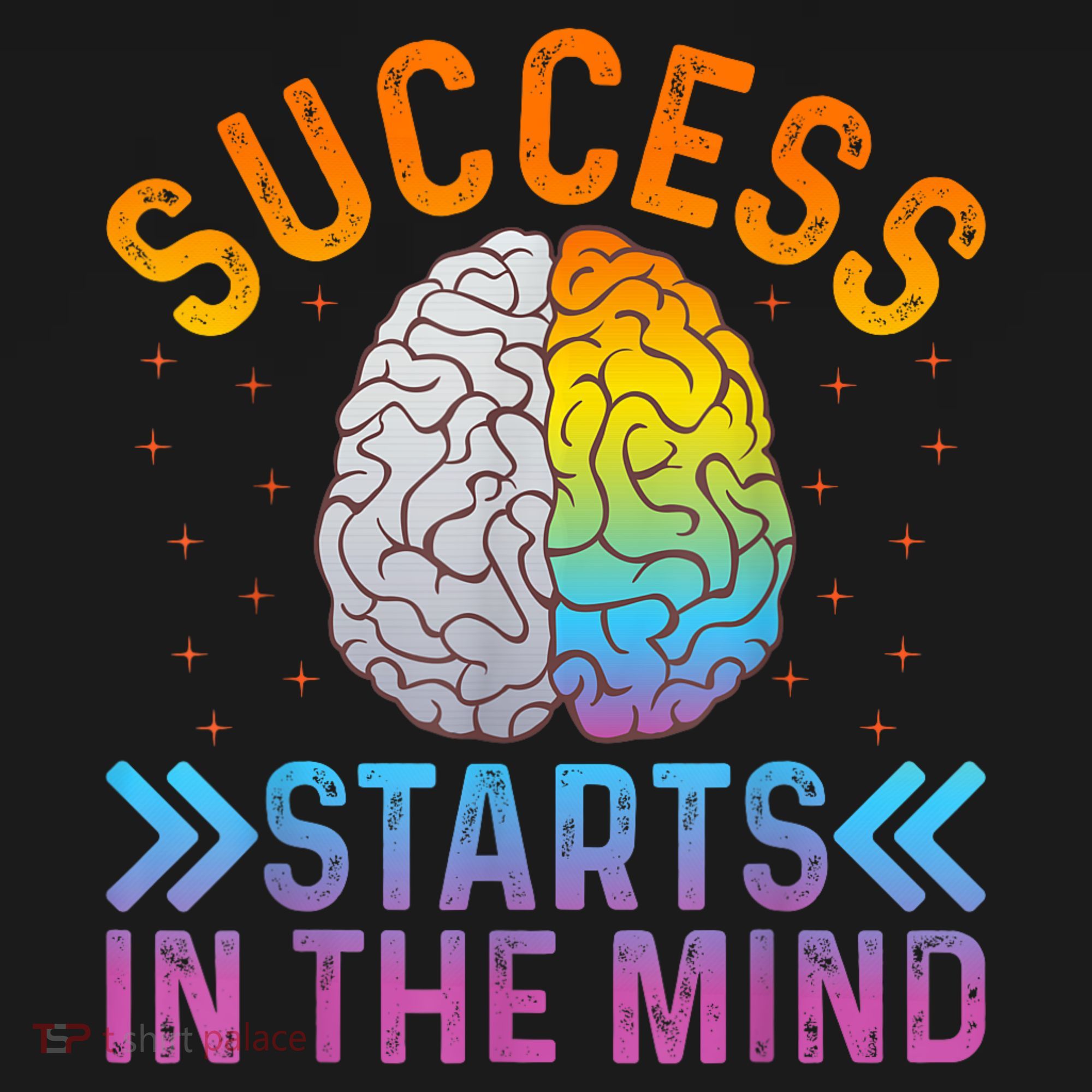 Success Starts In The Mind Motivational Success Mindset Apron