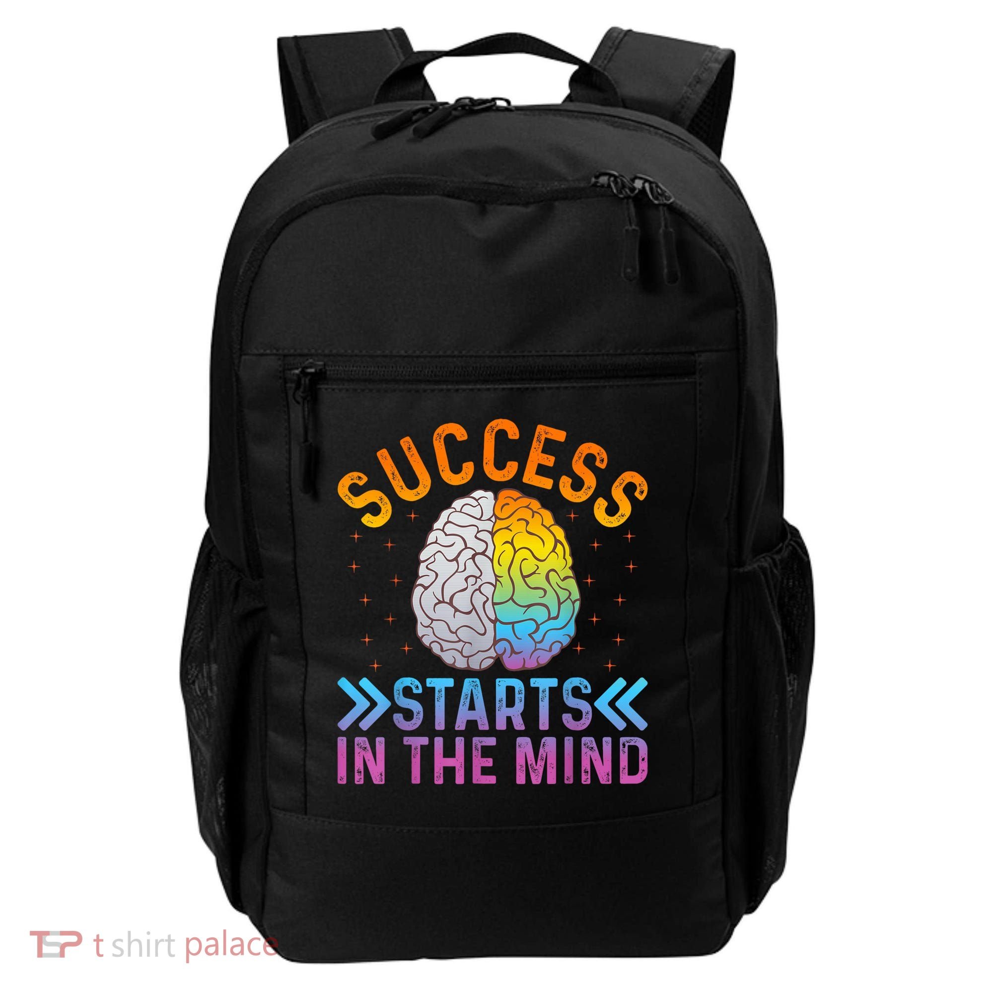Success Starts In The Mind Motivational Success Mindset Backpack