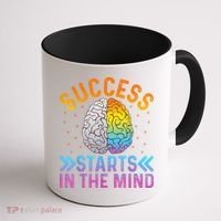 Success Starts In The Mind Motivational Success Mindset Coffee Mug thumb 1