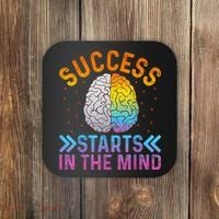 Success Starts In The Mind Motivational Success Mindset Coaster thumb 0