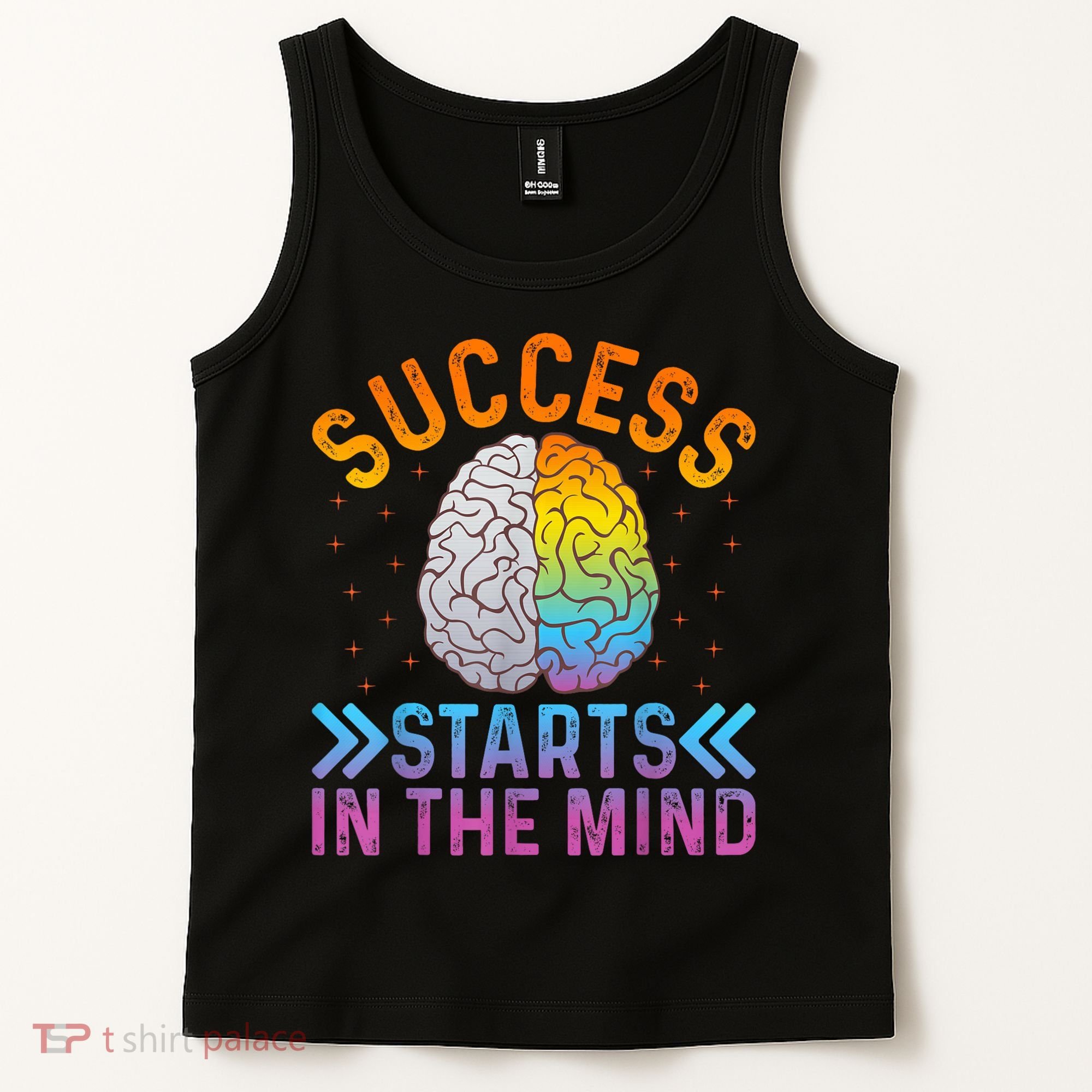 Success Starts In The Mind Motivational Success Mindset Tank Top