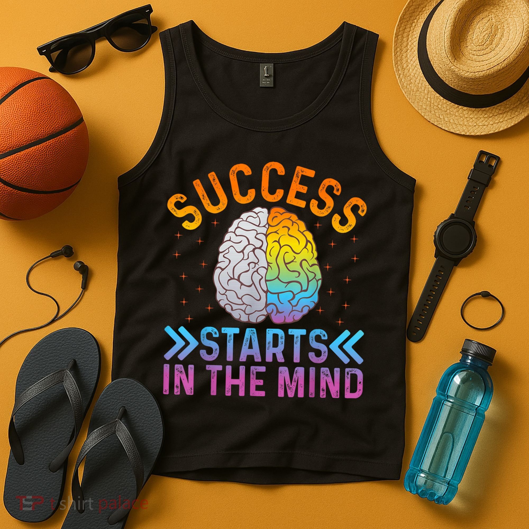 Success Starts In The Mind Motivational Success Mindset Tank Top