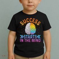 Success Starts In The Mind Motivational Success Mindset Toddler T-Shirt thumb 2