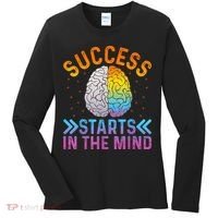 Success Starts In The Mind Motivational Success Mindset Women's Long Sleeve Shirt thumb 0