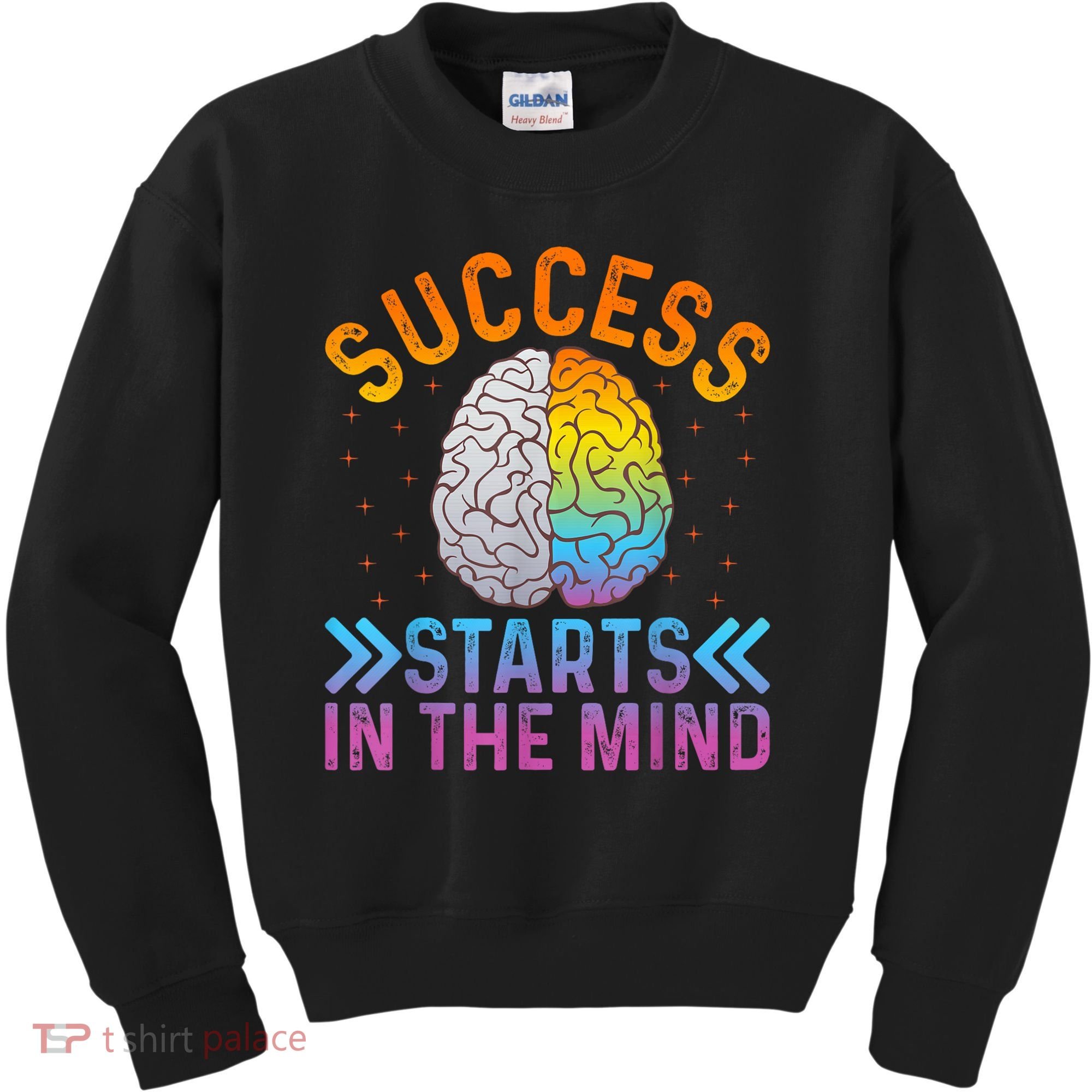 Success Starts In The Mind Motivational Success Mindset Kids Sweatshirt