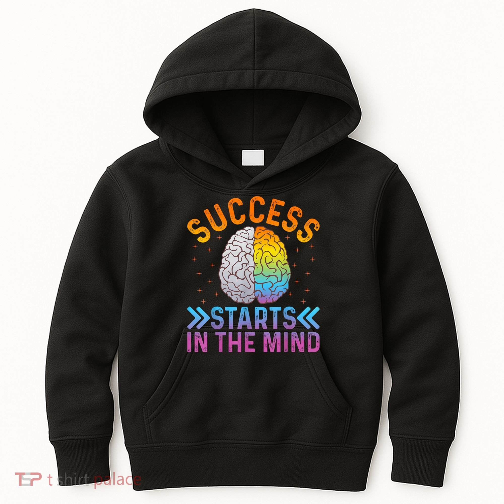 Success Starts In The Mind Motivational Success Mindset Kids Hoodie