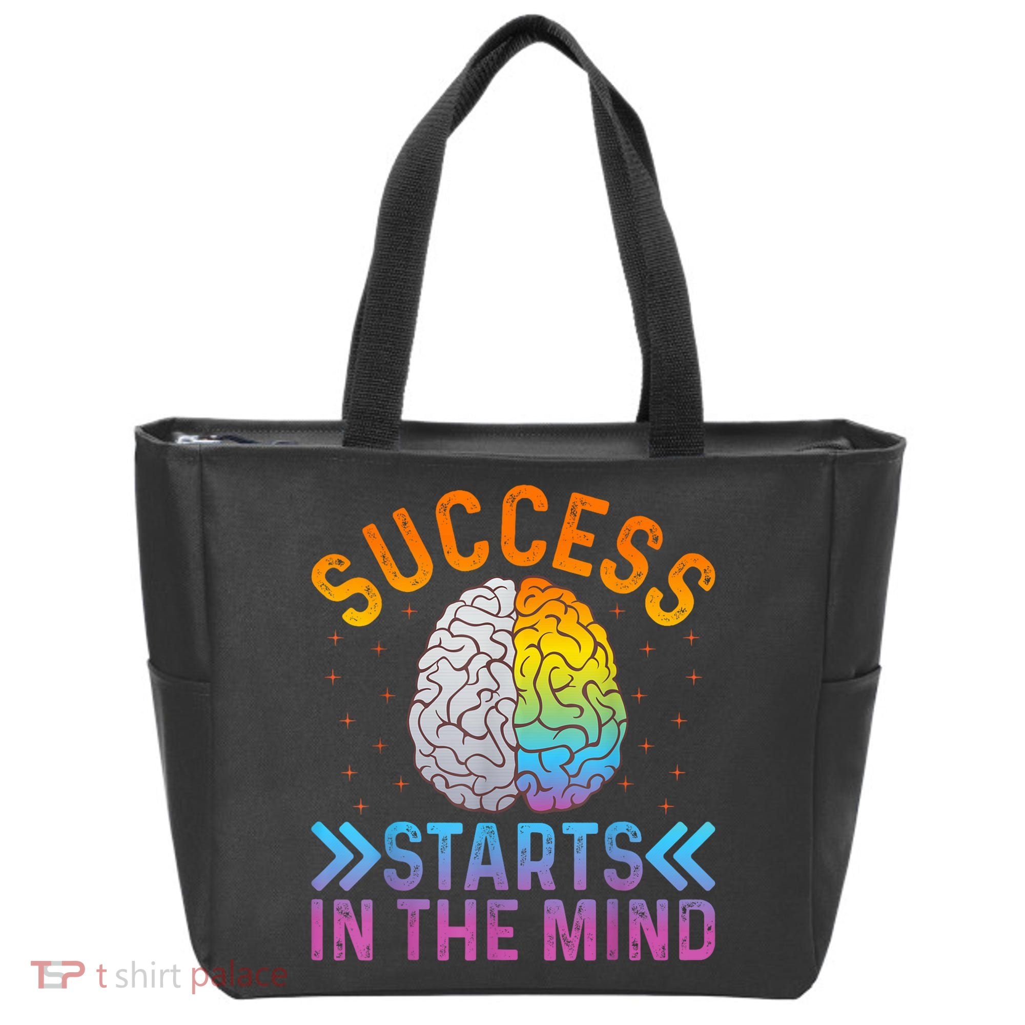 Success Starts In The Mind Motivational Success Mindset Tote Bag