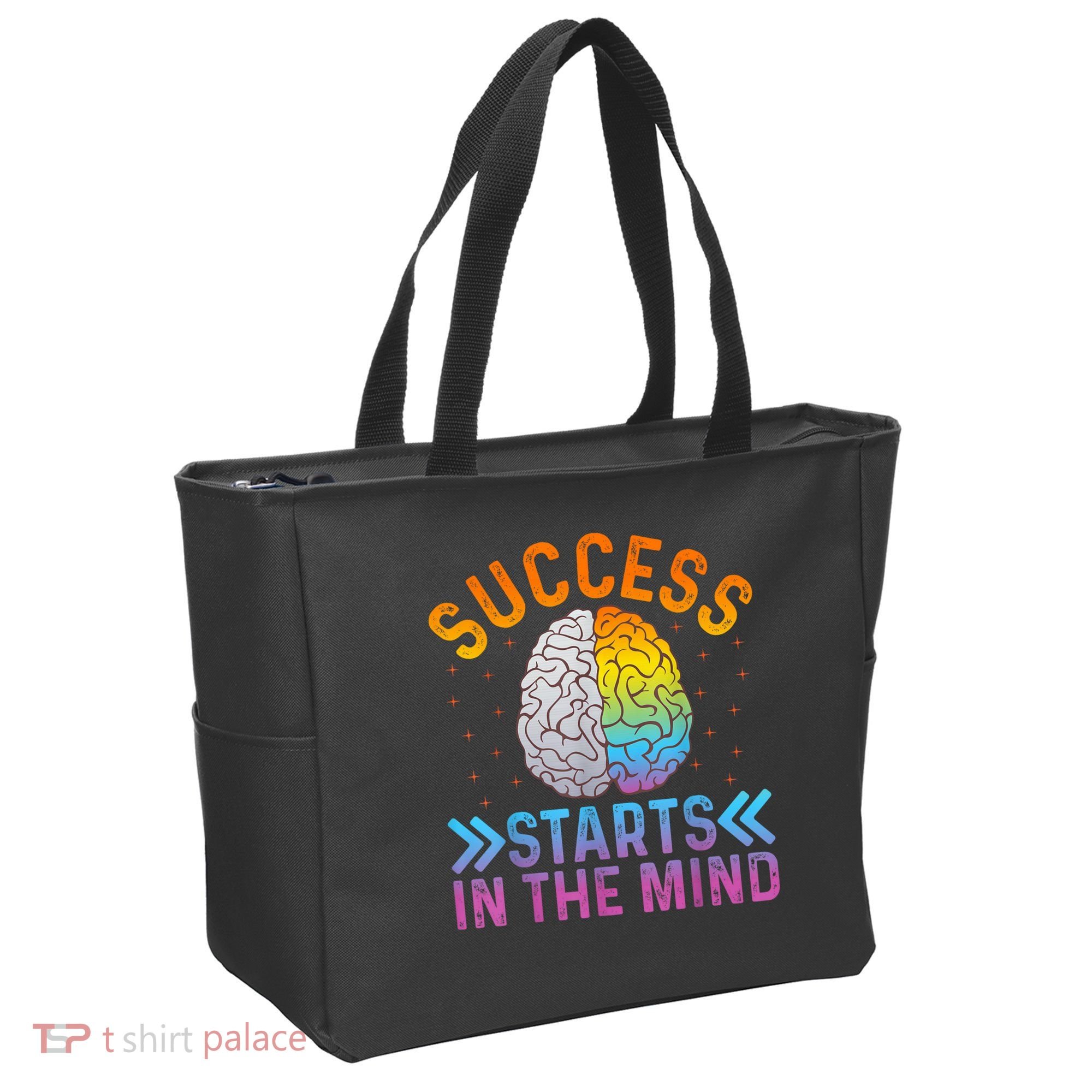 Success Starts In The Mind Motivational Success Mindset Tote Bag