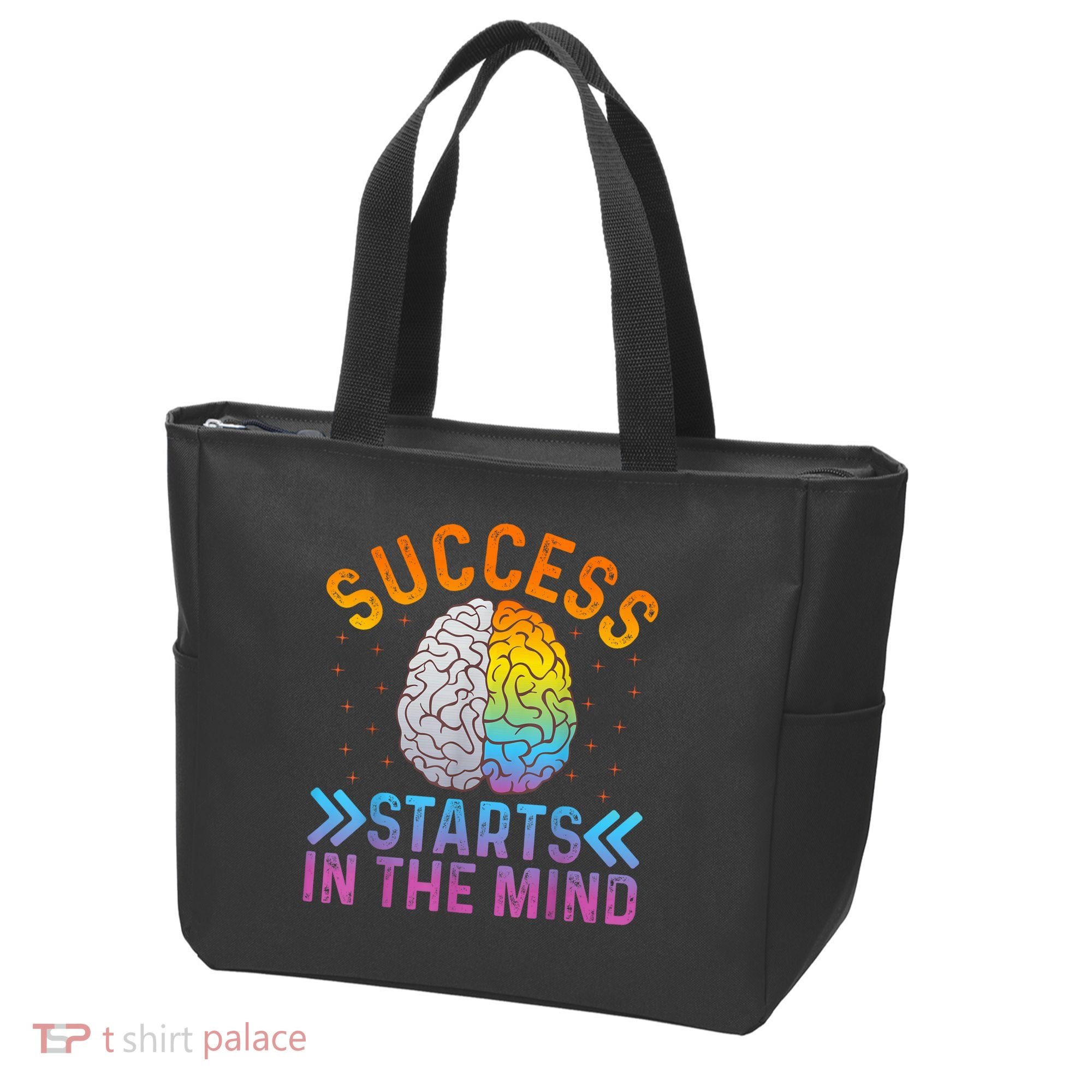 Success Starts In The Mind Motivational Success Mindset Tote Bag