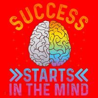 Success Starts In The Mind Motivational Success Mindset Santa Hat thumb 1