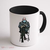 Sanders Sitting Inauguration Bernie Meme Chairman Sanders Coffee Mug thumb 1