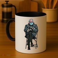 Sanders Sitting Inauguration Bernie Meme Chairman Sanders Coffee Mug thumb 4