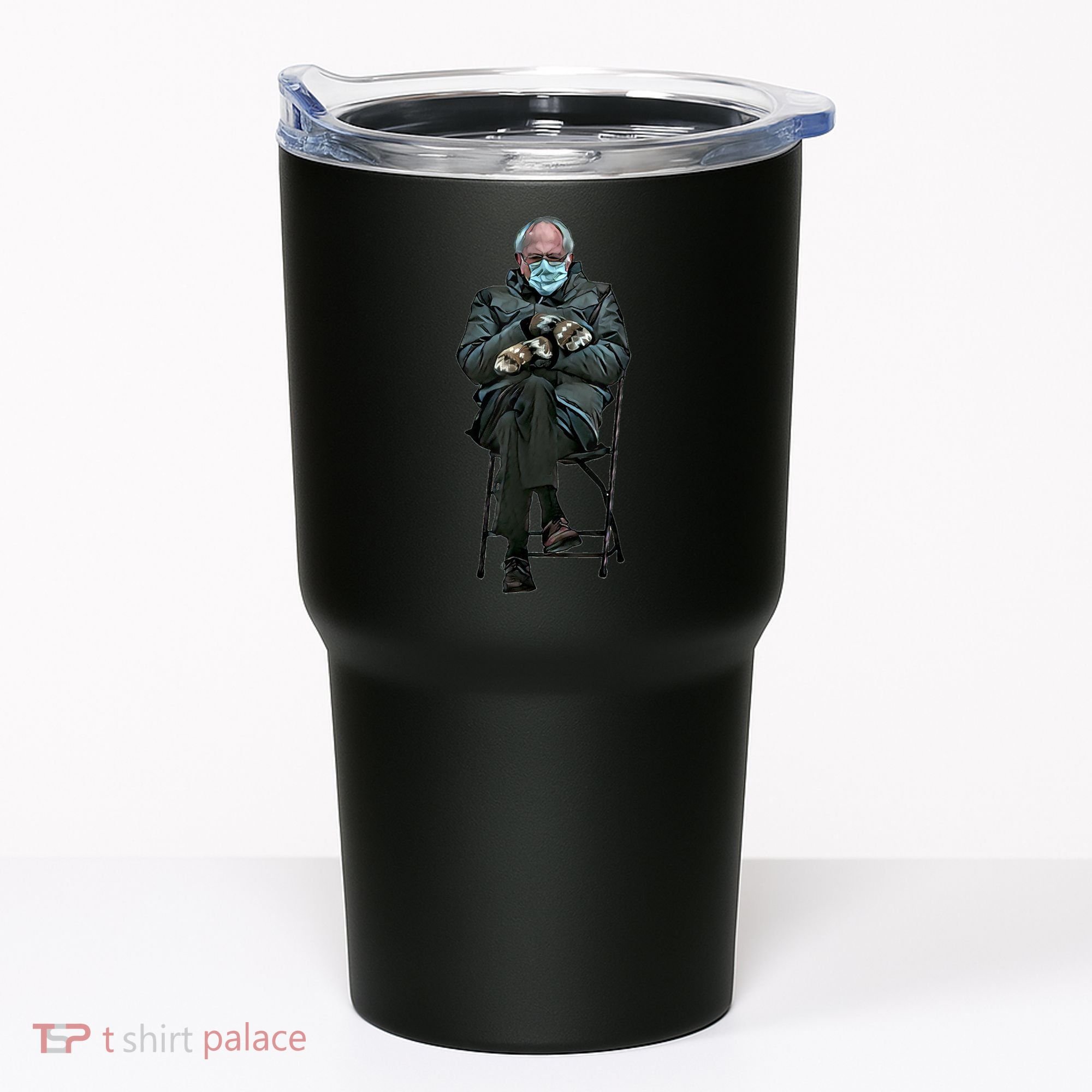 Sanders Sitting Inauguration Bernie Meme Chairman Sanders Tumbler