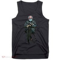 Sanders Sitting Inauguration Bernie Meme Chairman Sanders Tank Top thumb 0