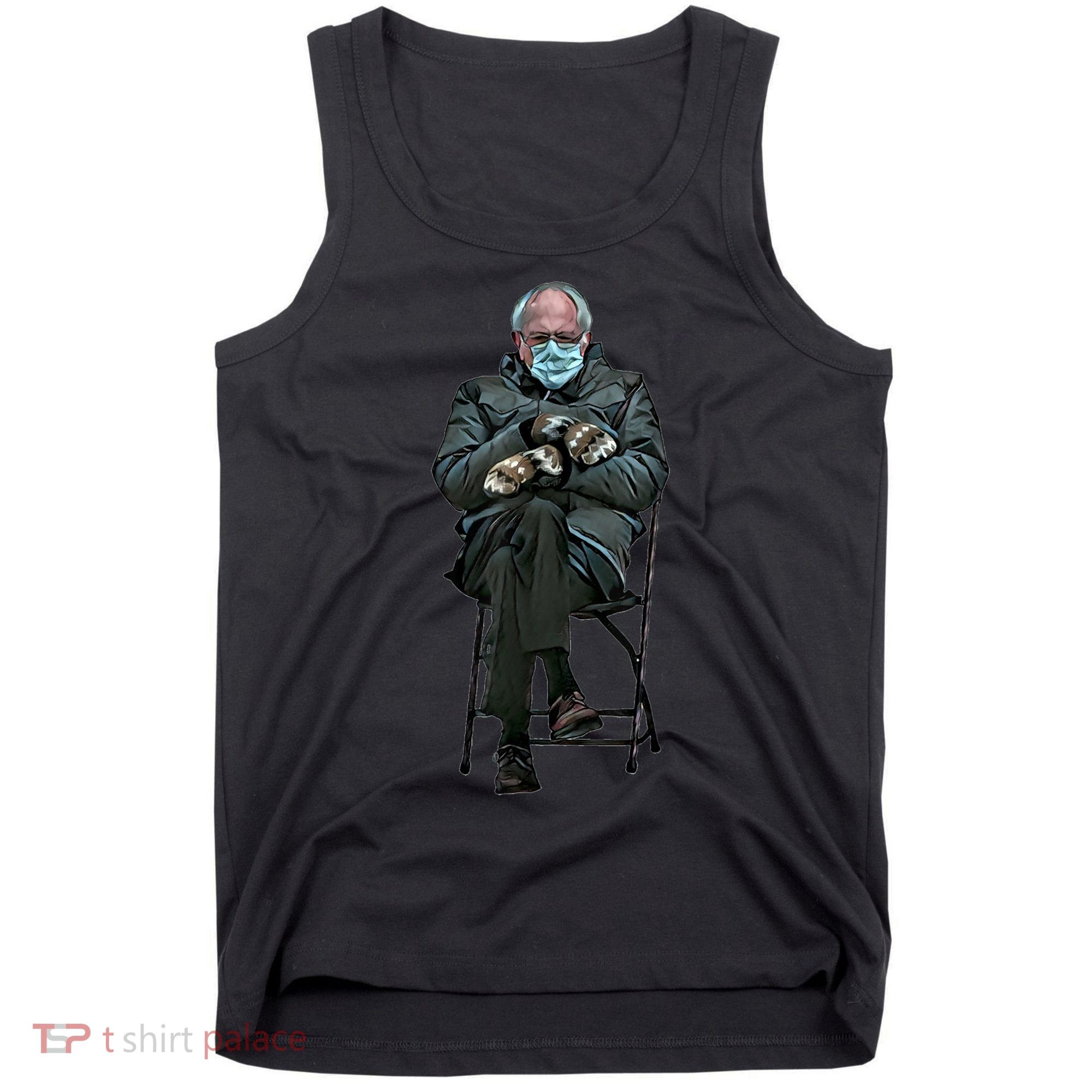Sanders Sitting Inauguration Bernie Meme Chairman Sanders Tank Top