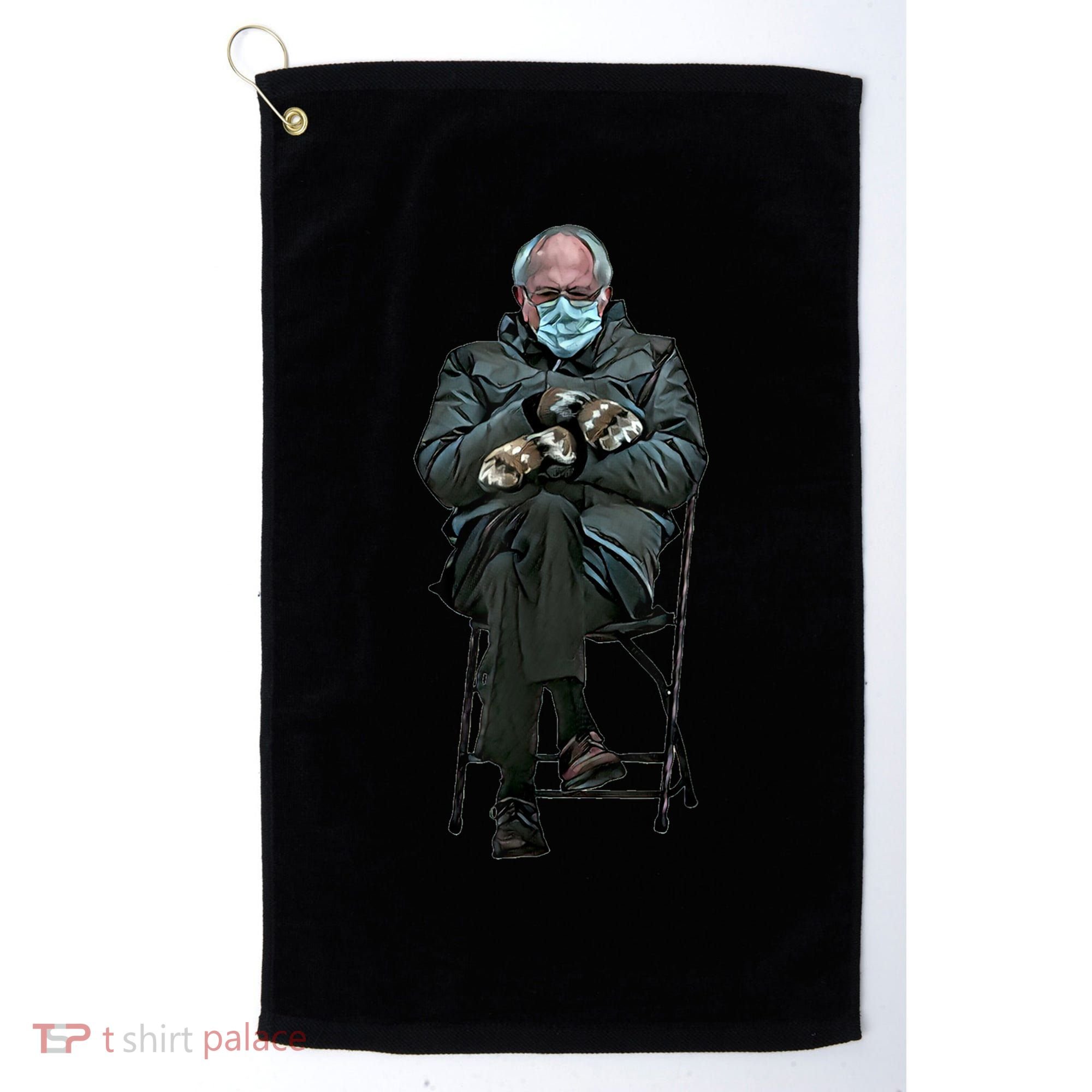 Sanders Sitting Inauguration Bernie Meme Chairman Sanders Golf Towel
