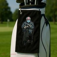 Sanders Sitting Inauguration Bernie Meme Chairman Sanders Golf Towel thumb 2