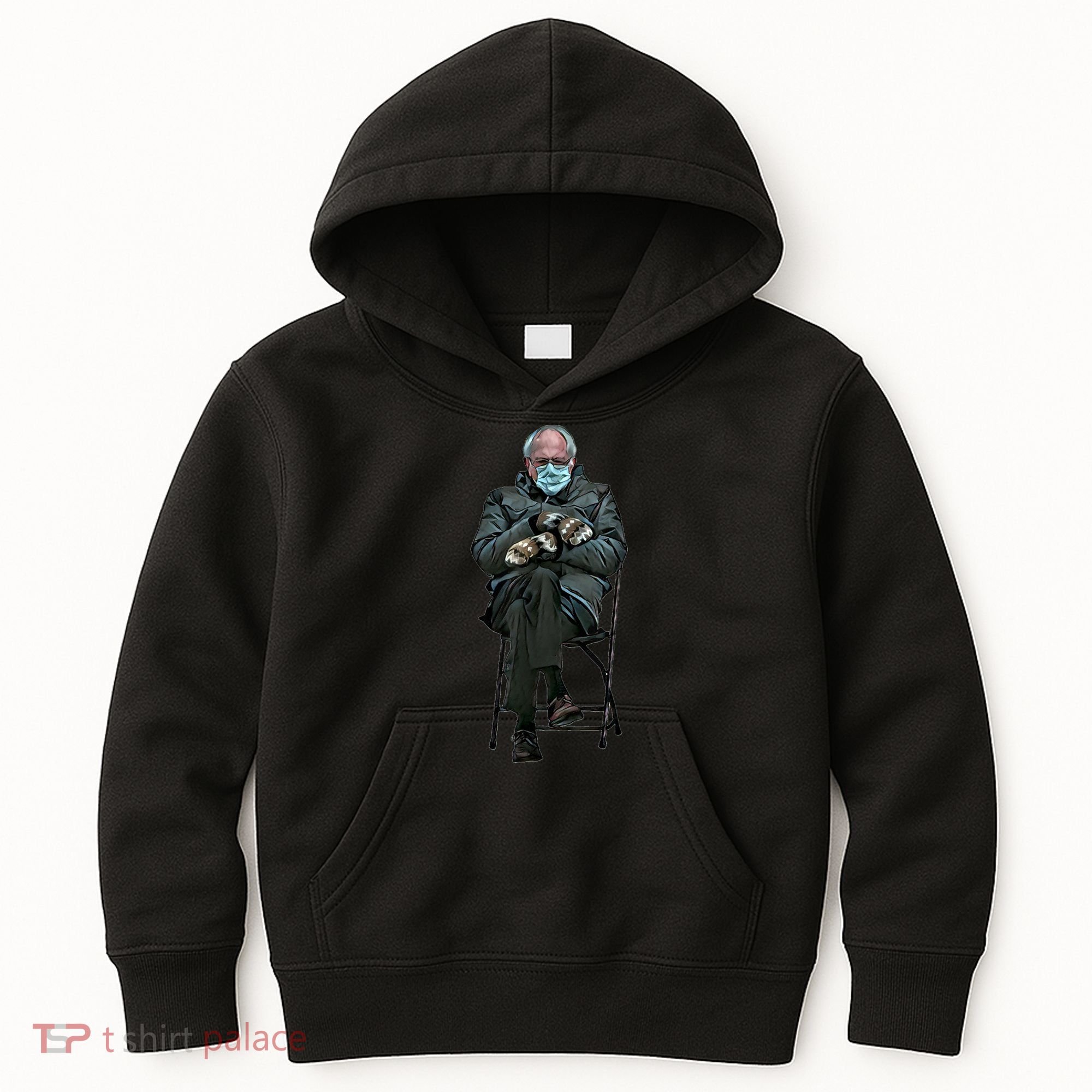 Sanders Sitting Inauguration Bernie Meme Chairman Sanders Kids Hoodie