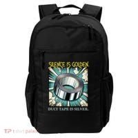 Snarky Silence is Golden  Backpack thumb 0