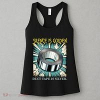 Snarky Silence is Golden  Women's Tank Top thumb 3