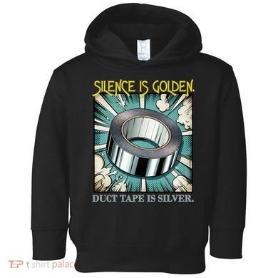 Snarky Silence is Golden  Toddler Hoodie