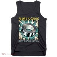 Snarky Silence is Golden  Tank Top thumb 0