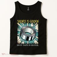 Snarky Silence is Golden  Tank Top thumb 2