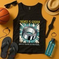 Snarky Silence is Golden  Tank Top thumb 4