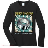 Snarky Silence is Golden  Women's Long Sleeve Shirt thumb 0