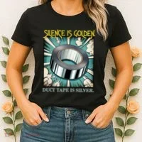 Snarky Silence is Golden  Women's T-Shirt thumb 2