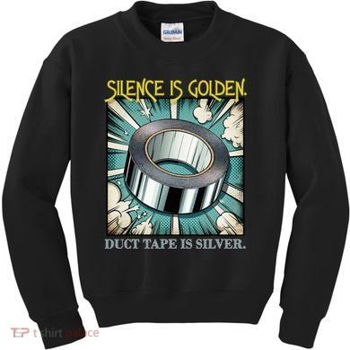 Snarky Silence is Golden  Kids Sweatshirt