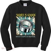 Snarky Silence is Golden  Kids Sweatshirt thumb 0