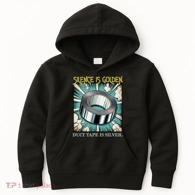 Snarky Silence is Golden  Kids Hoodie