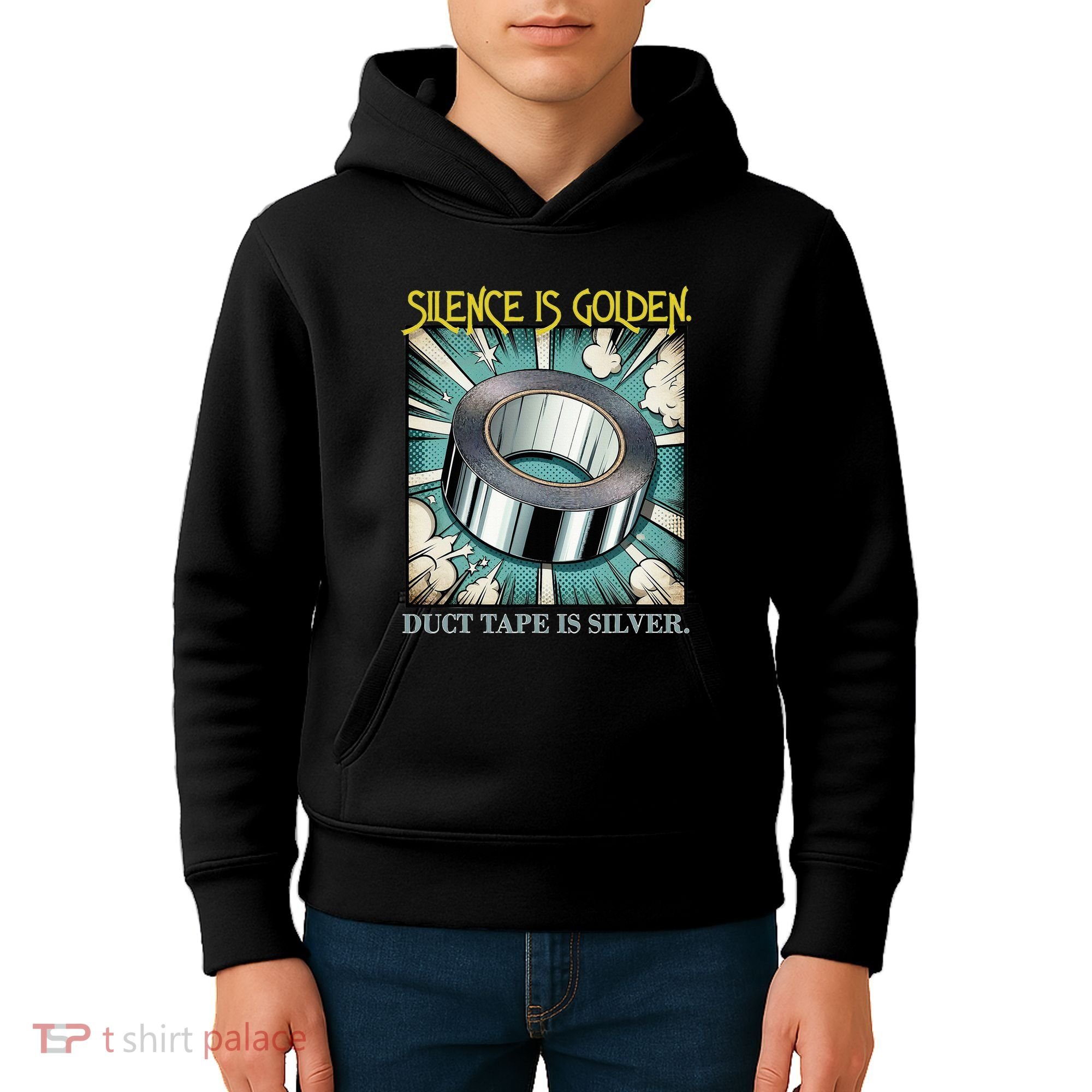Snarky Silence is Golden  Kids Hoodie