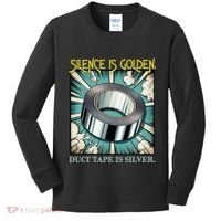 Snarky Silence is Golden  Kids Long Sleeve Shirt thumb 0