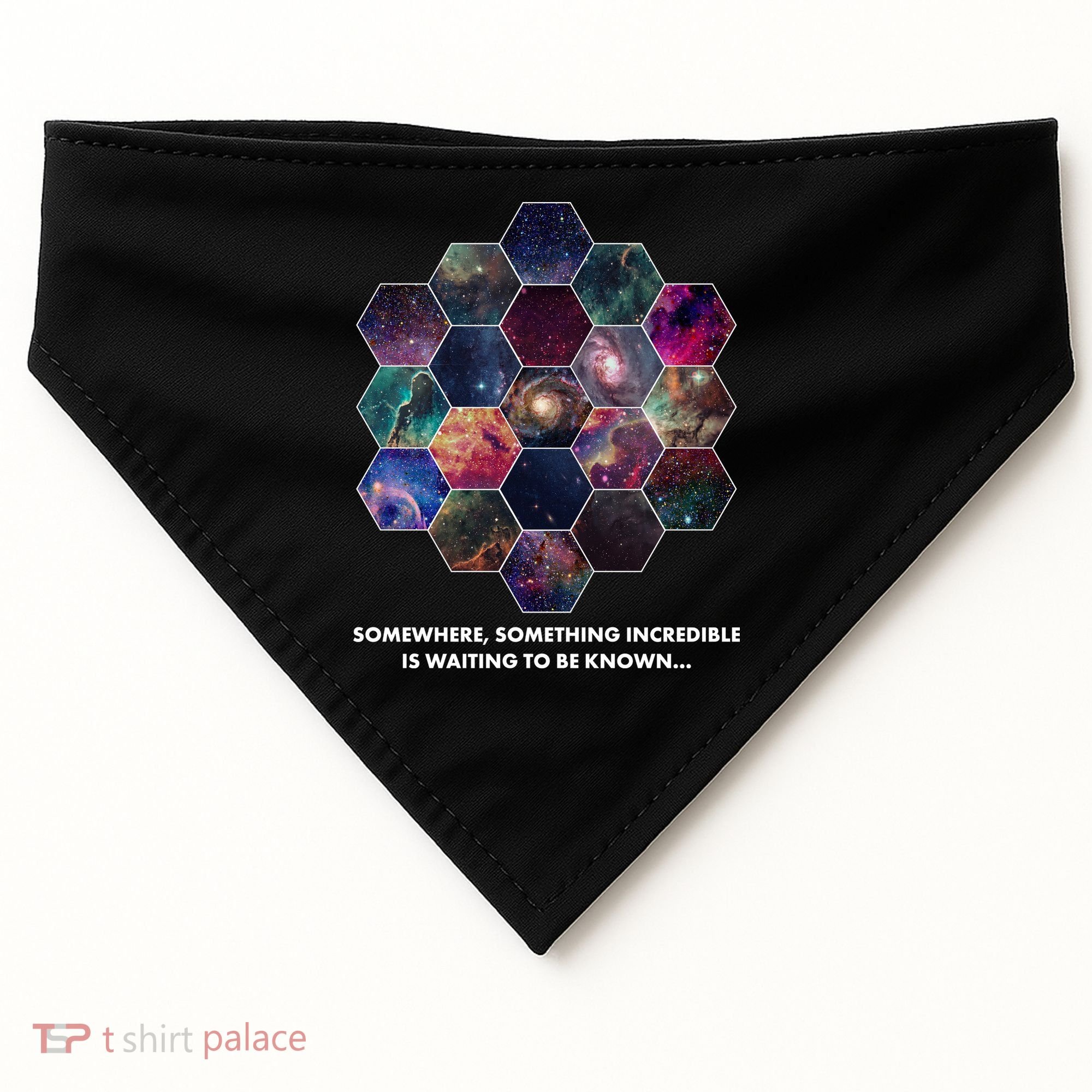Somewhere Something Incredible Is Waiting To Be Known USA-Made Doggie Bandana
