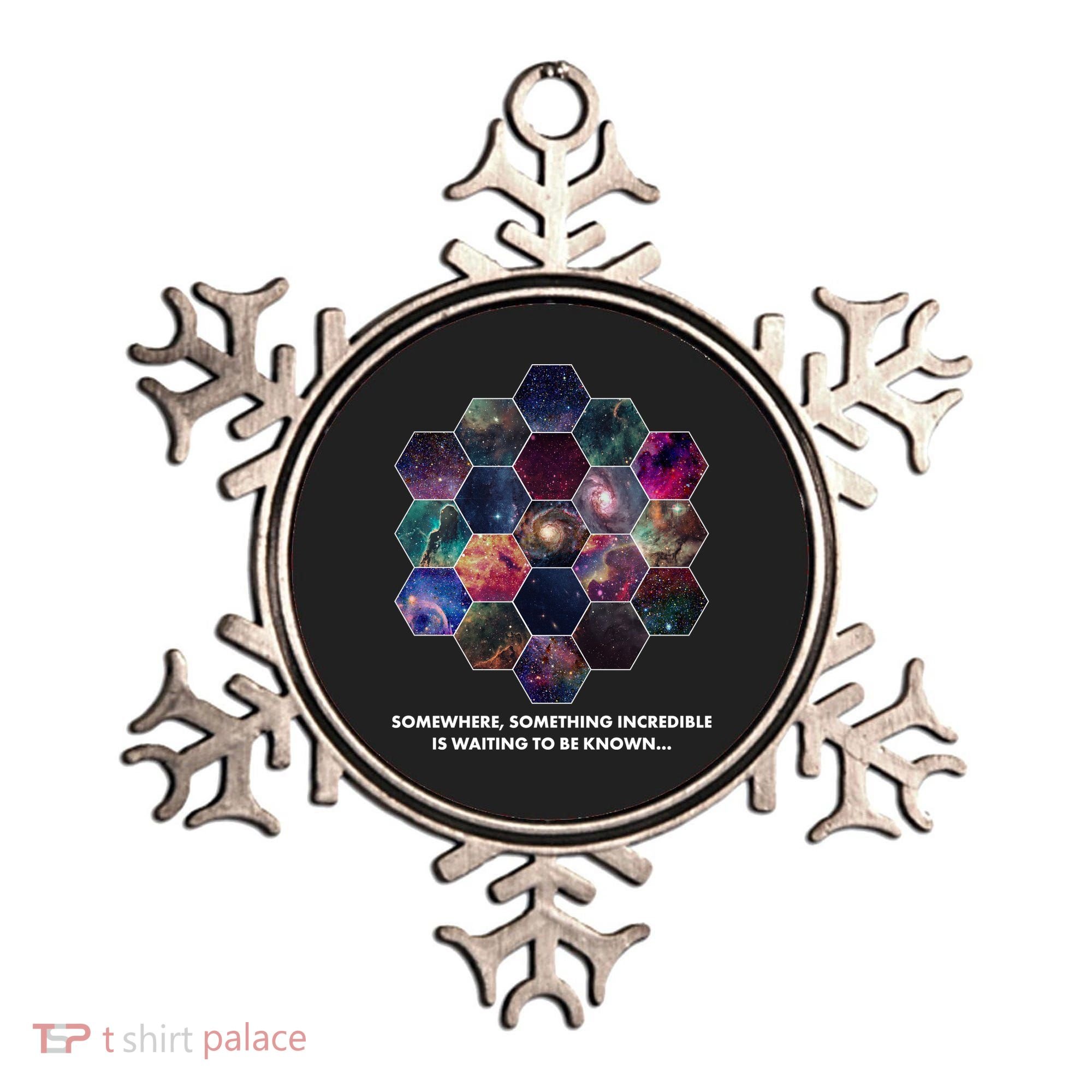 Somewhere Something Incredible Is Waiting To Be Known Ornament
